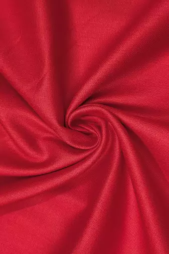 Red hand embroidery cotton churidar dress-materials