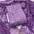 Lavender sequins cotton silk semi stitched churidar dress-materials