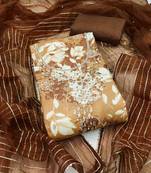 Multicolor embroidered cotton silk semi stitched churidar dress-materials