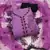 Violet embroidered cotton silk semi stitched churidar dress-materials