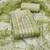 Light-green hand embroidery cotton semi stitched churidar dress-materials