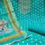 Sea-green woven banarasi semi stitched churidar dress-materials
