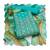 Sea-green woven banarasi semi stitched churidar dress-materials