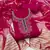 Pink sequins silk blend semi stitched churidar dress-materials