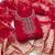 Maroon sequins silk blend semi stitched churidar dress-materials