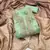 Light-green woven chanderi semi stitched churidar dress-materials