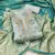 Blue woven chanderi semi stitched churidar dress-materials