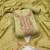Light-green hand embroidery cotton semi stitched churidar dress-materials
