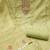 Light-green hand embroidery cotton semi stitched churidar dress-materials