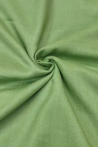 Light-green embroidered organza churidar dress-materials