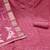 Pink embroidered organza semi stitched churidar dress-materials
