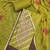 Green woven cotton semi stitched churidar dress-materials