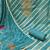 Blue woven cotton semi stitched churidar dress-materials