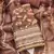 Brown embroidered cotton silk semi stitched churidar dress-materials