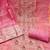 Pink sequins silk blend semi stitched churidar dress-materials