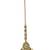 Gold plated kundan teardrop maang tikka head jewellery