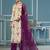 Multicolor hand embroidery viscose semi stitched churidar dress-materials