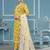 Mustard woven viscose semi stitched churidar dress-materials