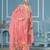 Peach embroidered cotton silk semi stitched churidar dress-materials