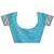 Blue color woven work linen cotton saree