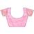 pink color woven work linen cotton saree