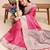pink color woven work lichi art silk blend saree