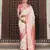 white color woven work art silk wedding wear saree
