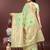 light green color woven linen cotton saree