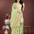 light green color woven linen cotton saree