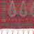 red color printed woven  tassels pallu cotton saree