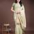 light green color woven linen cotton saree