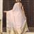 light pink color solid plain cotton saree