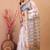 white zari work kota doria kota doria ethnic saree with unstitched blouse