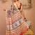 multicolor zari work kota doria kota doria ethnic saree with unstitched blouse