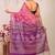 pink & purple zari work cotton silk blend bhagalpuri ethnic saree with unstitched blouse