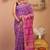 purple & pink zari work cotton silk blend bhagalpuri ethnic saree with unstitched blouse