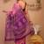pink & purple zari work cotton silk blend bhagalpuri ethnic saree with unstitched blouse
