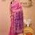 pink & purple zari work cotton silk blend bhagalpuri ethnic saree with unstitched blouse