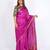 purple zari work blended cotton staple bhagalpuri ethnic saree with unstitched blouse