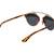 Half mirrored Leopard Print Sunglasses