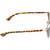 Half mirrored Leopard Print Sunglasses