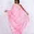 Pastle pink embellished cotton linen bhagalpuri ethnic saree with unstitched blouse