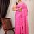 pink sequence cotton silk blend bhagalpuri ethnic saree with unstitched blouse