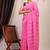 pink sequence cotton silk blend bhagalpuri ethnic saree with unstitched blouse
