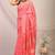 pink zari work, sequence cotton silk blend bhagalpuri ethnic saree with unstitched blouse