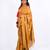 mustard zari work, sequence cotton silk blend bhagalpuri ethnic saree with unstitched blouse