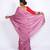 dull pink zari work, sequence cotton silk blend bhagalpuri ethnic saree with unstitched blouse
