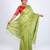 green zari work, sequence cotton silk blend bhagalpuri ethnic saree with unstitched blouse
