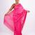 pink zari work, sequence cotton silk blend bhagalpuri ethnic saree with unstitched blouse