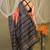 rust & black zari work cotton silk blend bhagalpuri ethnic saree with unstitched blouse